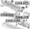 FEBEST CHAB-AVES Сайлентблок переднего рычага