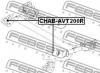 FEBEST CHAB-AVT200R Сайлентблок задней балки
