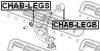 FEBEST CHAB-LEGS Сайлентблок переднего рычага (передний)