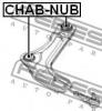 FEBEST CHABNUB САЙЛЕНБЛОК ПЕРЕДНЕГО РЫЧАГА [13]