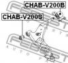 FEBEST CHABV200B САЙЛЕНБЛОК ЗАДНИЙ ПЕРЕДНЕГО РЫЧАГА (CHEVROLET EPICA (V200) 2003-2006 CHEVROLET EPICA (V250) 2007- CH