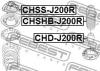 FEBEST CHDJ200R Отбойник заднего амортизатора (chevrolet lacetti/o