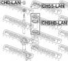 FEBEST CHSS-LAN Опора передней стойки