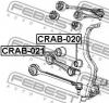 FEBEST CRAB-020 Сайленблок задней тяги