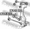 FEBEST CRAB-021 Сайленблок задней тяги