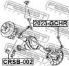 FEBEST CRSB-002 Втулка заднего стабилизатора