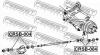FEBEST CRSB-004 Втулка реактивной тяги