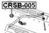 FEBEST CRSB-005 Втулка переднего стабилизатора