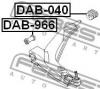 FEBEST DAB966 САЙЛЕНБЛОК ПЕРЕДНИЙ ПЕРЕДНЕГО РЫЧАГА