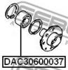 FEBEST DAC30600037 DAC30600037 ПОДШИПНИК СТУПИЧНЫЙ ПЕРЕДНИЙ (30x60x37)