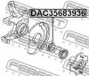 FEBEST DAC35683936 Подшипник ступичный передний