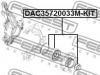 FEBEST DAC35720033M-KIT Подшипник ступичный передний