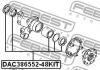 FEBEST DAC38655248KIT ПОДШИПНИК СТУПИЧНЫЙ ЗАДНИЙ (38x65x48x52)