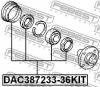 FEBEST DAC387233-36KIT Подшипник ступичный передний