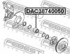 FEBEST DAC38740050 DAC38740050 ПОДШИПНИК СТУПИЧНЫЙ ПЕРЕДНИЙ (38x74x50)
