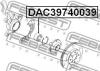 FEBEST DAC39740039 DAC39740039 ПОДШИПНИК СТУПИЧНЫЙ ПЕРЕДНИЙ (39x74x39)
