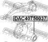 FEBEST DAC40750037 DAC40750037 ПОДШИПНИК СТУПИЧНЫЙ ЗАДНИЙ (40x75x37)