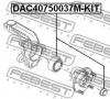 FEBEST DAC40750037M-KIT Подшипник ступичный передний