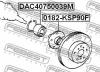 FEBEST DAC40750039M ПОДШИПНИК СТУПИЧНЫЙ ПЕРЕДНИЙ (40x75x39) (TOYOTA YARIS NCP90/KSP10 2005-) FEBEST