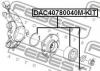 FEBEST DAC40780040M-KIT Подшипник ступичный передний