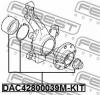 FEBEST DAC42800039M-KIT Подшипник ступицы передний (42x80x39) DAC42800039M-KIT