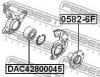 FEBEST DAC42800045 DAC42800045_подшипник ступ.передн./ Mazda 626 GE 1991-1997