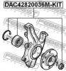 FEBEST DAC42820036M-KIT Подшипник ступичный передний