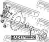 FEBEST DAC43790045 DAC43790045_подшипник ступ.задн./ Nissan X-trail T30 2000-2006