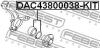 FEBEST DAC43800038-KIT Подшипник ступичный передний