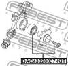 FEBEST DAC43820037-KIT Подшипник ступичный передний (43x82x37)