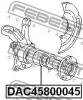 FEBEST DAC45800045 ПОДШИПНИК СТУПИЧНЫЙ ПЕРЕДНИЙ (45x80x45)