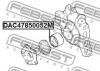 FEBEST DAC47850052M Подшипник ступицы передний DAC47850052M