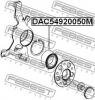 FEBEST DAC54920050M Подшипник ступичный передний