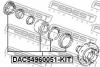 FEBEST DAC54960051KIT ПОДШИПНИК СТУПИЧНЫЙ ПЕРЕДНИЙ (54x96x37x51) РЕМКОМПЛЕКТ
