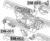 FEBEST DM-003 Подушка двигателя задняя