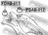 FEBEST FDAB-012 Сайлентблок задней балки