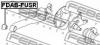 FEBEST FDABFUSR САЙЛЕНБЛОК ЗАДНЕЙ БАЛКИ (FORD FOCUS C-MAX 2003- FORD FUSION JU 2002-) FEBEST