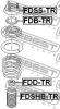 FEBEST FDB-TR Подшипник опоры переднего амортизатора