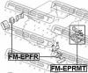 FEBEST FM-EPFR Подушка двигателя передняя