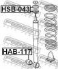 FEBEST HAB117 САЙЛЕНБЛОК ЗАДНЕГО АМОРТИЗАТОРА