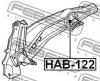 FEBEST HAB-122 Сайлентблок заднего рычага