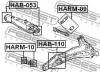 FEBEST HARM09 HARM-09_ремкомплект сайленблоков тяги/ Honda CR-V RD1/RD2/Civic EJ9/EK1/3/4 95-01