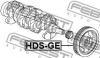 FEBEST HDS-GE Шкив коленвала