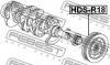 FEBEST HDS-R18 Шкив коленвала