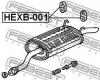 FEBEST HEXB001 КРОНШТЕЙН КРЕПЛЕНИЯ ГЛУШИТЕЛЯ