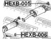 FEBEST HEXB-006 Крепление глушителя: HONDA CR-V RE3/RE4 2007-