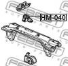 FEBEST HM-040 Подушка двигателя задняя
