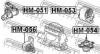 FEBEST HM056 ПОДУШКА ДВИГАТЕЛЯ ПЕРЕДНЯЯ AT
