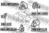 FEBEST HM-HRVLH Опора двигателя HONDA HR-V 98-05 лев. AT