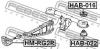 FEBEST HM-RG2R Опора дифференциала HM-RG2R